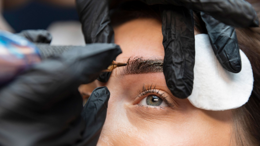 Microblading eyebrows in Auckland
